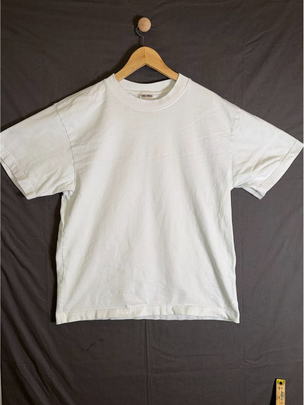 Shaka Wear Garment Dye Designer Tee Mens Medium White Heavyweight Streetwear